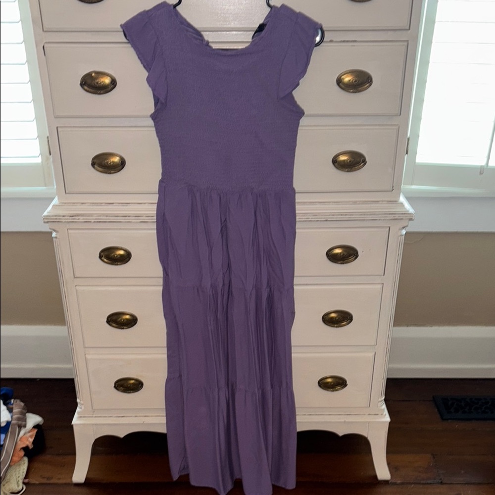 Chic Lavender Maxi Dress
